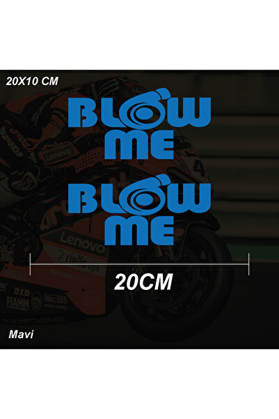 ARONA نموذج ملصق لاصق للسيارات والدراجات النارية من Blow Me Turbo
