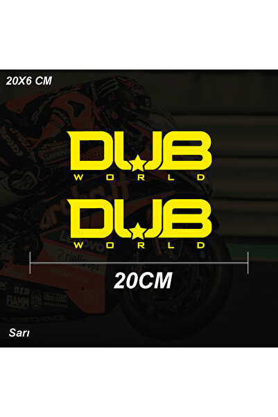 ARONA DUB WORLD ملصق سيارة دراجة نارية ملصق ملصق نموذج
