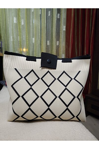 ARONA Women's Knitted Mini Tote Handbag