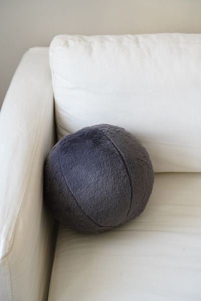 sevaradekor Peluso Ball Pillow - Round Throw Pillow