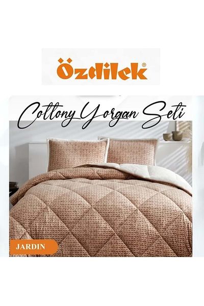 Özdilek Özdilek Cottony Quilt Set Single (160X240)-Jardin
