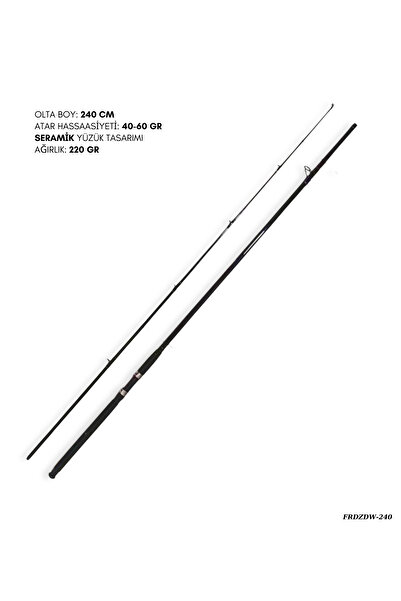 POYRAZ Spin Surf Olta Kamışı 240 cm 40-60 gr Seramik Yüzük FRDZDW240