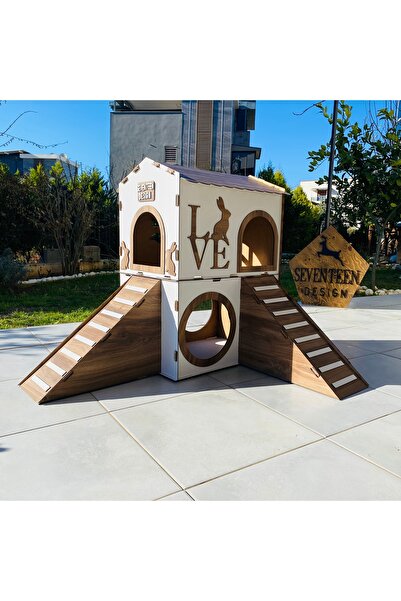 seventeen design Küçük Tavşan Evi, Küçük Tavşan Yatağı, İki Katlı Tavşan Evi, Küçük Tavşan Yuvası, Tavşan Oyun Alanı