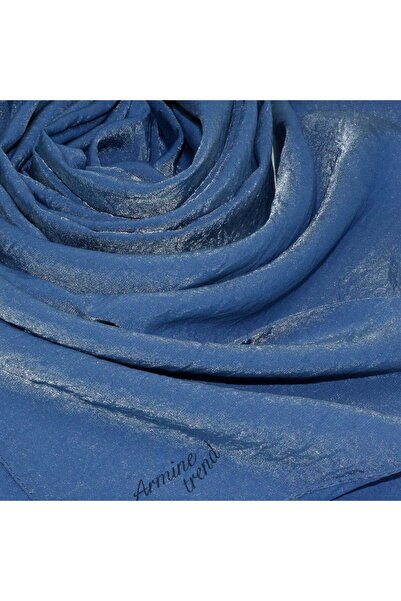 Armine Trend Hayal Cotton Scarf - Atehyl-446 - Blue