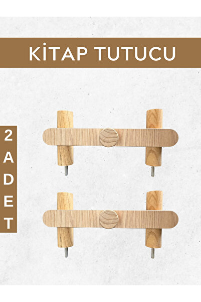 ÇMD ÇAKIR MOBİLYA DEKORASYON Kitap Tutucu 2 Adet ; ÇMD Tasarım KİTAPLIK- SALVİA , ROSA,  FOGLİA