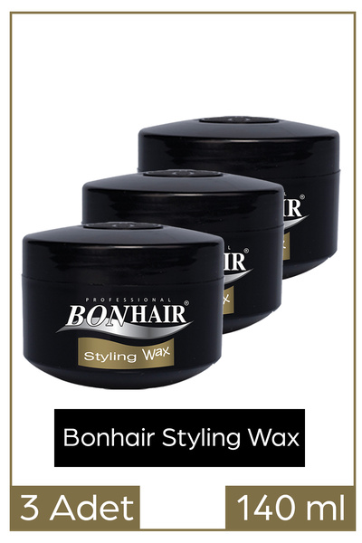 Bonhair Wax Styling 140 ml 3 Adet