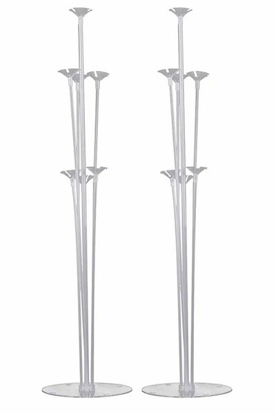 asöy 2Pcs 7 Balloon Stand Set Desktop Balloon Holder for Party and Birthday Easy Installl 70cm