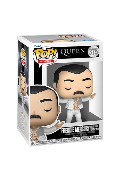 Funko Figurina Funko Pop! Rocks: Queen - Freddie Mercury (I was born to love you), 9 cm