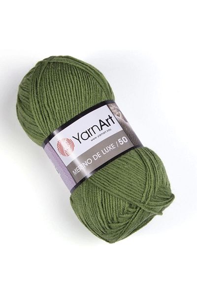 Yarnart Νήμα πλεξίματος χειρός Merino De Luxe 50 - 098 Model
