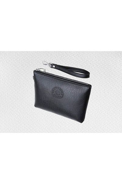 Generic Leather Handbag With a Strap to Hold in the Hand and 3 Internal Pockets for Papers,Travel