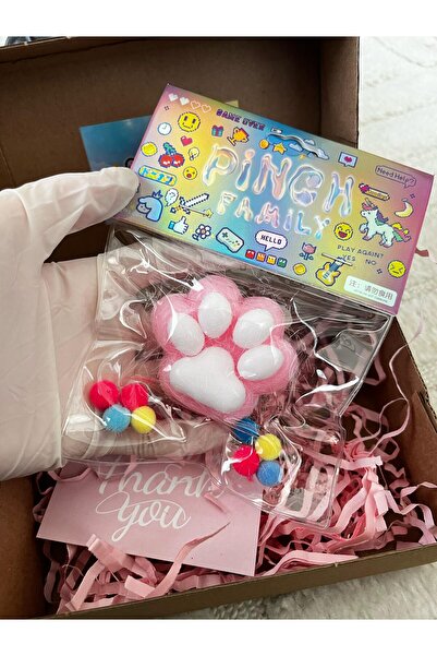 SESESQUİSHY Kedi Patisi Taba Squishy - Taba sukuşi pati - Stres oyuncağı