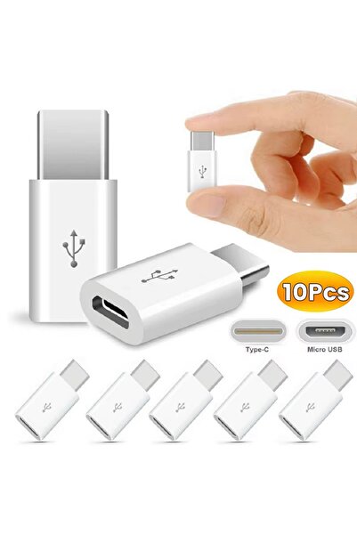 Derwell Usb C Adaptörü Mikro Usb Dişi Tip C Erkek Dönüştürme Adaptörü Telefon...
