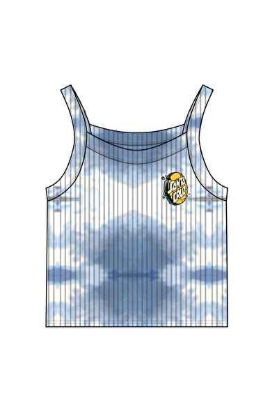 Santa Cruz Tilted Dot Ribbed Tank Top