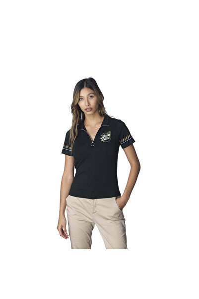 Santa Cruz Absent Flame Dot Mock Neck S/S Shirt