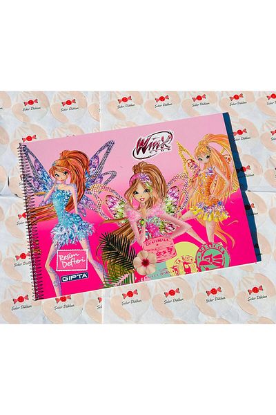 ÖZ KIRTASİYE Winx Clup Picture Notebook 1 Piece (with Gift)
