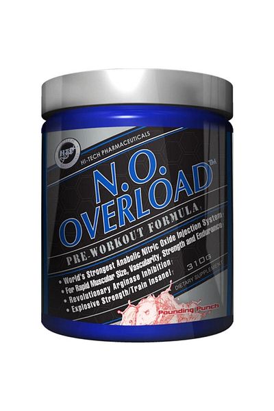 HiTech N.O. Overload Preworkout - 40 Services