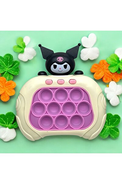 SCOWETTO Kuromi Bebek Işıklı Ve Sesli Elektronik Popit Eğitici Oyuncak Quick ...