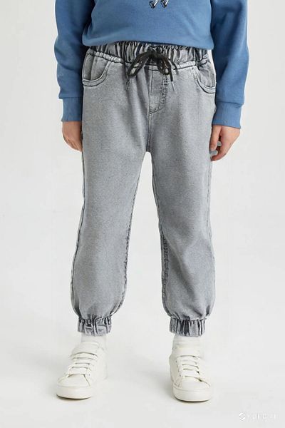 Lindakids Slim Fit Jogger Boy's Jeans with Elastic Waist and Legs