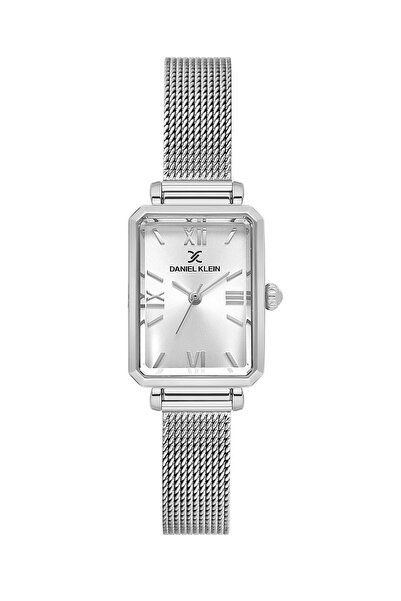 Daniel Klein Steel Cord Women Wrist Watch 3 Atm Water Resistant Silver Zmdk1182