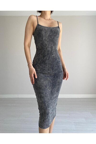 MADAMMERY Χοντρό φόρεμα με λουράκια