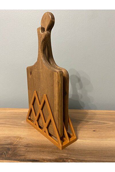 3DBU Brown Napkin Holder Cutting Board Holder