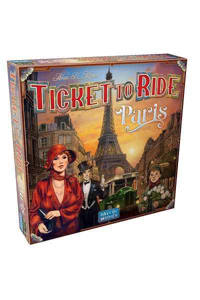 Asmodee Board game Ticket to Ride Paris, English language