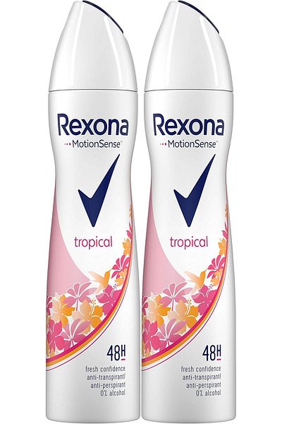 Rexona Tropical Deodorant 200 ml X 2