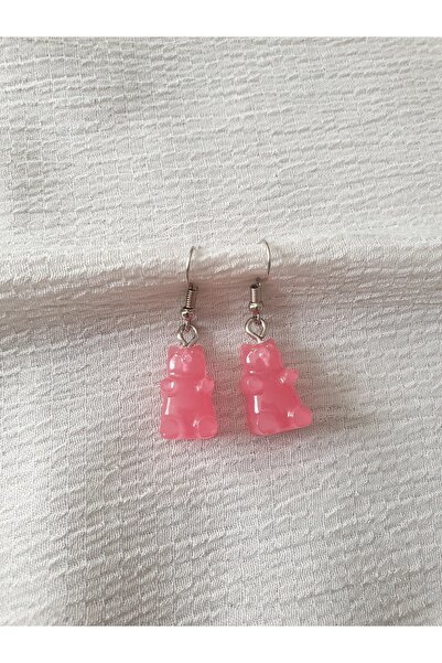 LuArte Teddy Bear Earrings Epoxy