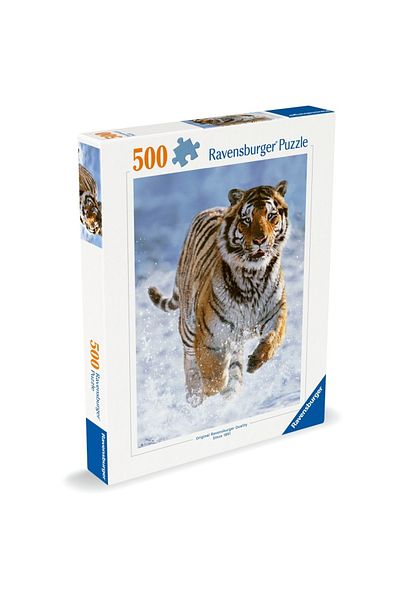 RAVENSBURGER - Tiger in the snow puzzle 500 pieces new design