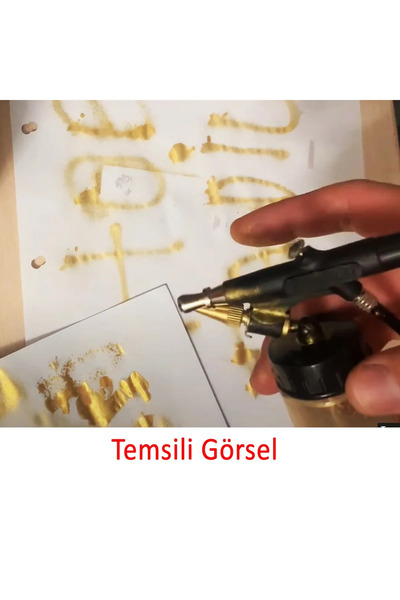 NUBLADO Airbrush Gıda Mini Efekt Boya Tabancası Küçük Hobi Boyama Havalı Boya Püskürtücü 1 Adet.