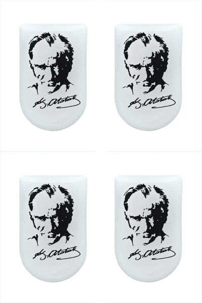 Aresoutdoors Şarjöraltı Sticker Bayrak Etiketi 4 Adet İmzalı Atatürk Desenli