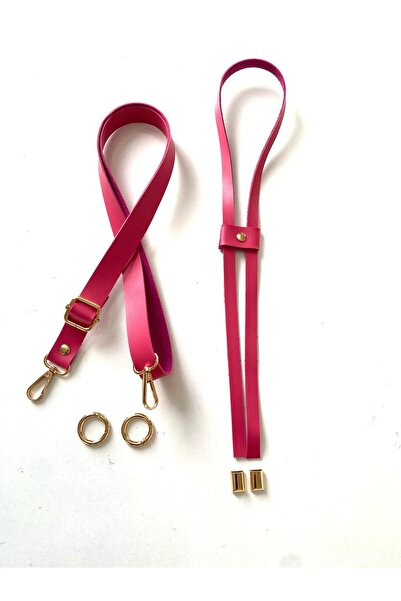 FERİHA HOBİ AKSESUAR حزام حقيبة قابل للتعديل من الجلد وحلقة زنبركية