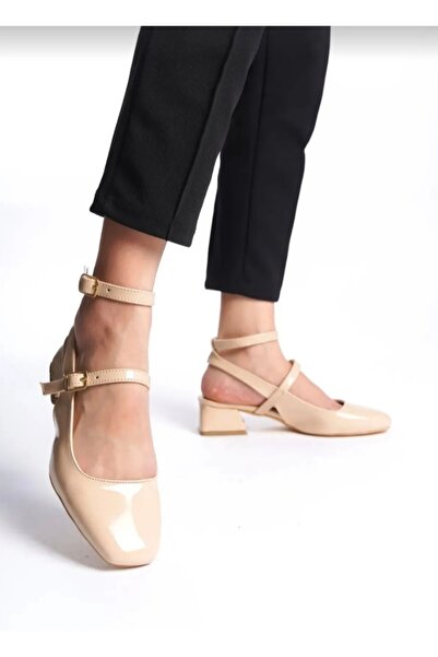 FİYANA SHOES Patent Leather Mary Jane Women's Shoes