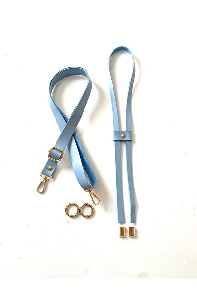 FERİHA HOBİ AKSESUAR CUREA PENTRU GEANTĂ AJUSTABILĂ DIN PIELE CU PĂRȘĂ DE ÎNCHISĂ ȘI INEL CU ARBORE