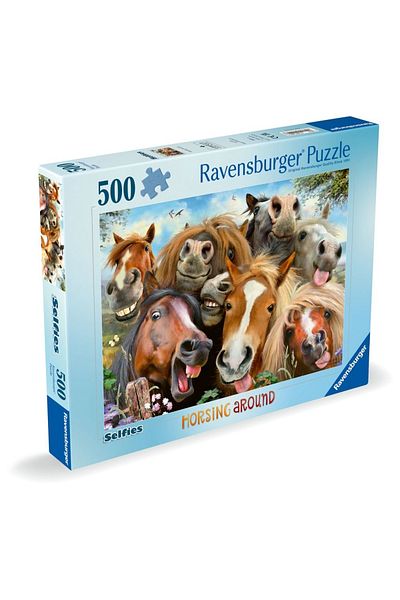 RAVENSBURGER - Smiling horses puzzle 500 pieces new design