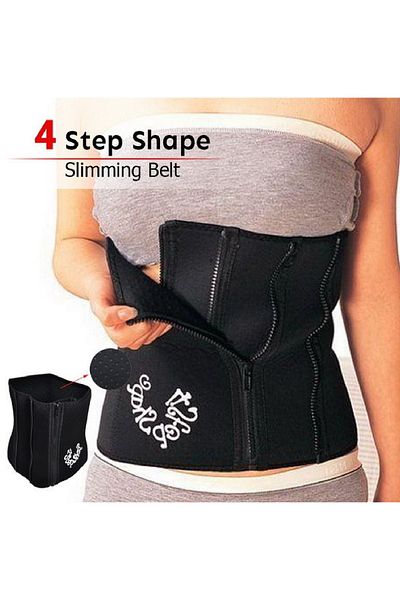 Generic حزام التنحيف الحراري من 4-خطوات 4Steps Shape Slimming Belt