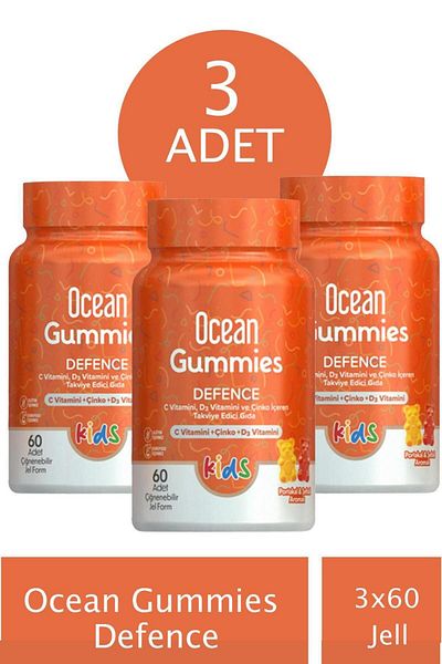 Ocean Gummies Defense 60 Chewable Forms 3 Units