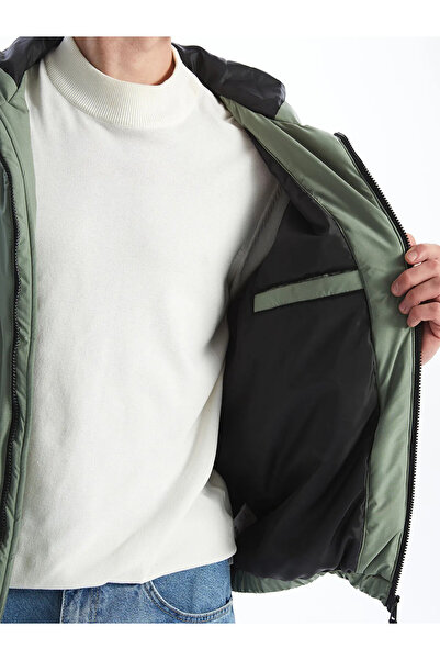 LC Waikiki Ανδρικό παλτό μεσαίου πάχους XSIDE Comfortable Fit Hooded