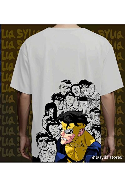 bellanova Invincible Baskılı Oversize Tişört