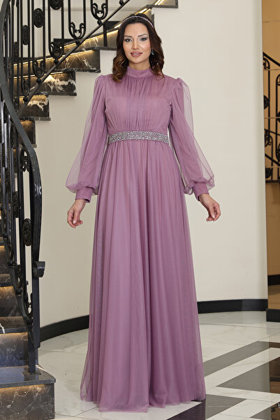 AHUNUR Tesettürde Mutluluk Βραδινό φόρεμα Aliye Hijab