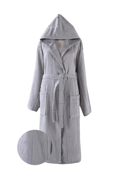 GALAWARRA Μπουρνούζι Lorien Cotton Hooded Midi μήκους