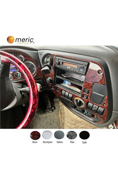meriç cockpit design ميريتش ®   Daf Xf 105 تنجيد القفازات الأمامية ماهوجني 13...