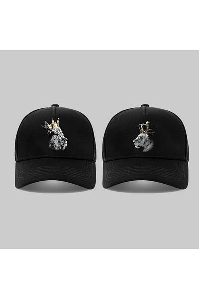 LEIVOR Lion King & Queen Themed Couple 2 Snapback Hat