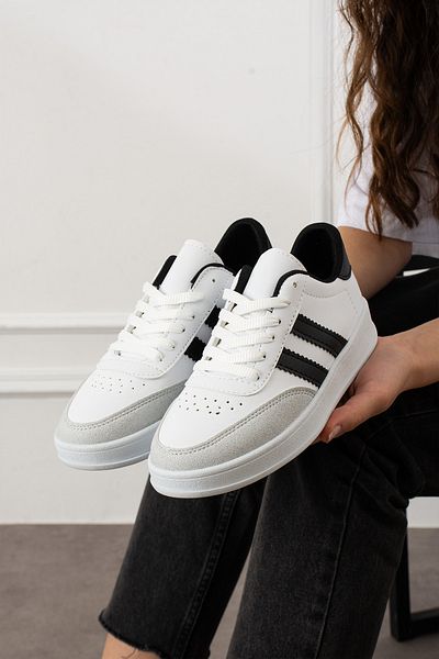 Miss Ezze Double Striped Unisex Sports Shoes Casual Sneaker