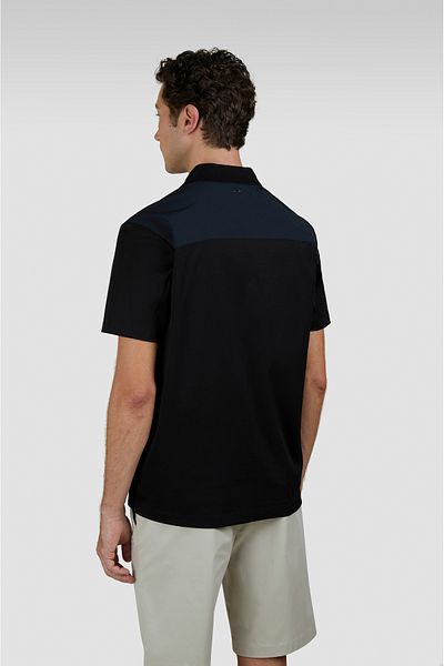 PAUL&SHARK Men's Regular Fit Single Style Polo Black 25411248 -011