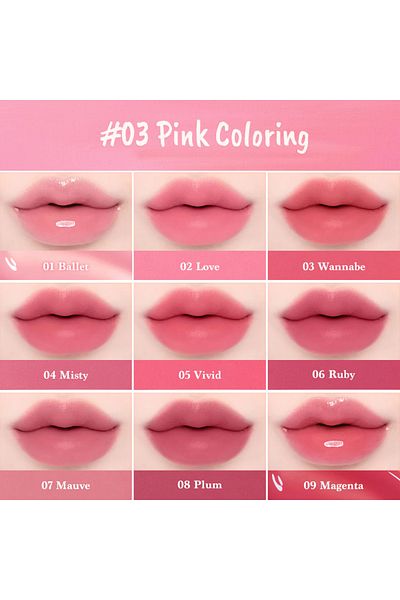 dasique Dasic Mood Painting Lip & Cheek Palette - 03 Pink