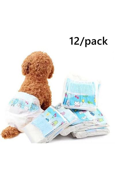 Choice S Male Dog 10/12pcs/pack Super Absorption Physiological Pants Dog Diapers For Dogs Pet Female Dog Di