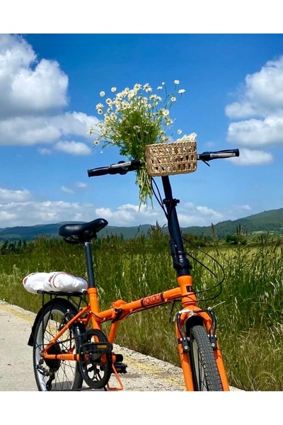 afralya home Bisiklet Ön Sepet Scooter Sepeti Bisiklet Sepeti Çok Amaçlı Deri...