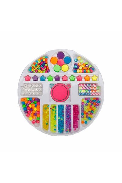 Sunman Pretty Pi̇nky Jewelry Party Beading Making Hobby Jewelry Set 3+