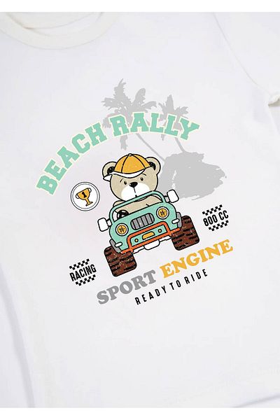 Messido 100% Cotton Beach Rally Team - Άνετη και μαλακή πιτζάμες για παιδί 1-5 ετών